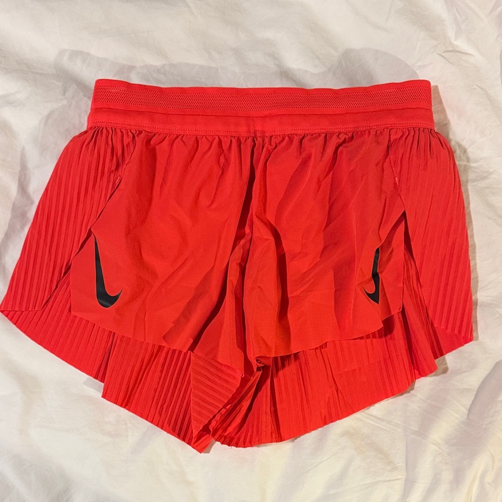 Nike Women's Vibrant Red Athletic Shorts
